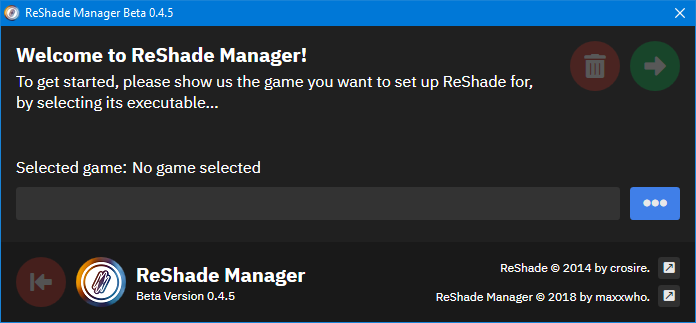 ReShade Manager Application